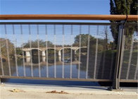 galvanized steel/ stainless steel/ steel perforated metal stair railing