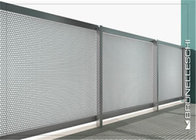 galvanized steel/ stainless steel/ steel perforated metal stair railing