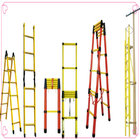 Double Side Telescopic Ladder FRP GRP climbing ladder