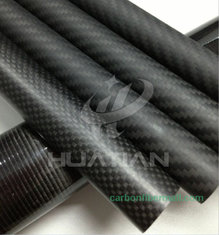 China carbon fiber tube,manufacturer carbon fiber wall thick 37mm tube,Woven 3K Round Carbon Fiber Tube supplier