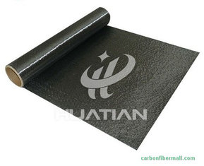 China High quality Unidirectional carbon fabric/cloth,300g,200g200mm width,carbon fiber cloth for construction/concrete repair supplier