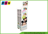 POP Cardboard Toy Display Stand With Pallet Cut Base And Graphics Printing FL162