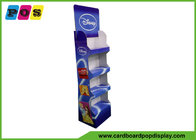 Retail Stores Portable Cardboard Merchandising Displays With 4 Trays And CMYK Printing FL170