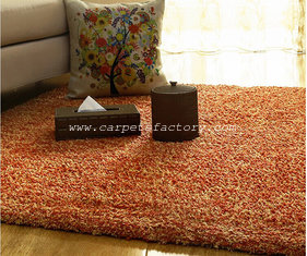 China Home Goods Area Rugs With 100% Polyester Textured Yarn And Non-Woven Cloth Backing supplier