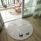 Anti-Slip Washable Floor Mat With Cat Logo Floor Covering Carpet From Carpets Factory supplier