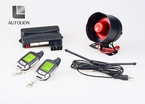 China Two Way Automobile Alarms Security Systems With LCD Screen Electric Shock supplier