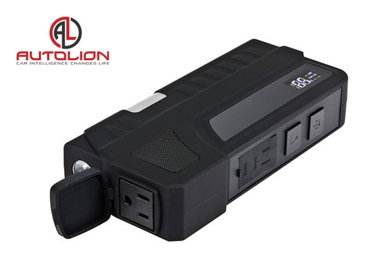 China Portable Black Mini Car Jump Start Battery Pack AC DC Output /  Car Battery Booster supplier
