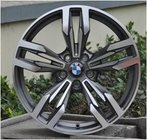 China high quality car alloy wheel 18 to 19 inch auto aluminum rims for BMW 120(mm)PCD, gun grey machined face