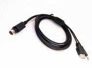 NEW Audio C-35USB 5 Ft USB 5 Volt Charging/Aux Minidin To 3.5mm Audio Cable