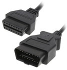 ELM327 OBD2 16 Pin Male To Female CABLE, J1962M to J1962F, OBD II Extension Cable