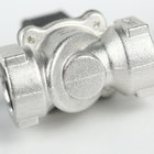 Gas solenoid shut-off valve DN15 for 1/2" pipe for gas pipeline with 50 Mpa aluminum body