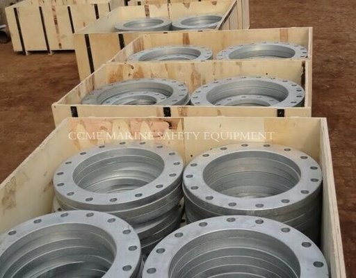 China Stainless Steel Welded Vacuum Pipes Fittings Flange with Bolt Hole supplier