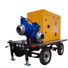 China electric motor powered self priming trash pump Diesel Engine Driven Septic Tank Pump With Trailer Mounted supplier