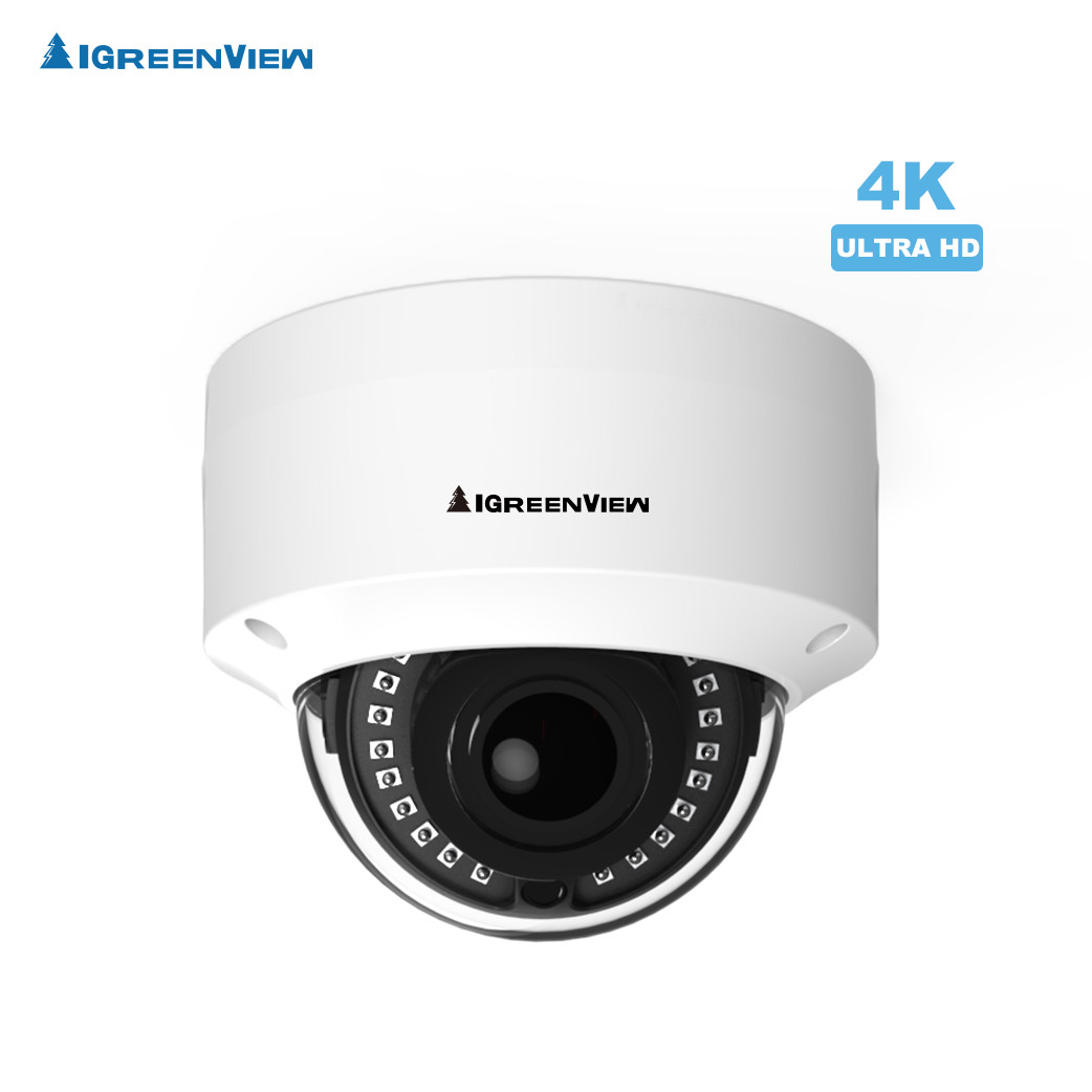 cheap price 4K IR Dome camera with 3.6-10mm motorized lens and support IP66 Waterproof