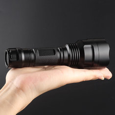 China 18650 Rechareable CREE C8 XML-T6 High Power 1200 Lumens LED Flashlight with 5 Modes supplier