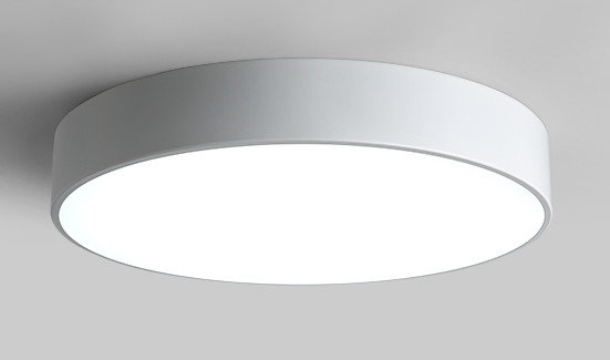 China Pure White LED Ceiling Lamp , 24 Watt Led Surface Mount Ceiling Lights Iron Body supplier