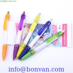 China classical printed logo branding flag pen,advertising banner pen,flag pen supplier