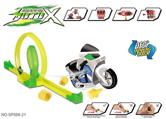 China Exciting Mini Motorcycle Kids Toy Race Track , Children's Race Track Playset supplier