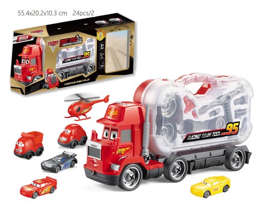 China Kids Take Apart Carrier Truck Age 3 Children's Play Toys For Boys And Girls supplier
