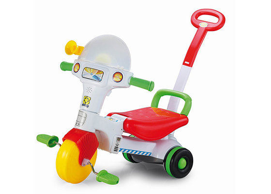 China 2 - In - 1 Kids Ride On Toys Push Car And Tricycle W / Handle Music Light Environmentally - Friendly supplier