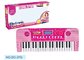Pink Children's Electronic Piano Keyboard With Microphone Battery Operated supplier