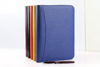 high quality leather portfolio with notepad Organizer with Letter Pad Leather Executive Zi