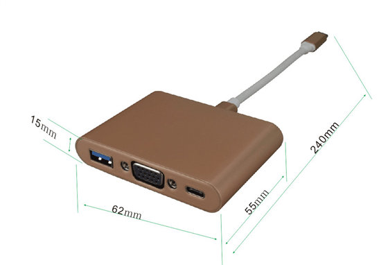 Type-C 3.0/3.1 adapter hub  for Apple MacBook 12-inch USB-C VGA Converter HDMI