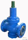 Direct action piston type pressure reducing valve