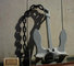U.S Stokless Anchor, Black Painted cast steel U.S Anchor with KR LR BV NK DNV ABS CCS cert.