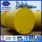 Foam Filled Steel structured offshore mooring buoy, Yellow Painted steel structure Mooring Buoy
