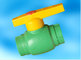 PPR ball valve with steel core