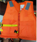 Customized 7.5kg Orange Reflective Life Vest With Lifesaving Whistle
