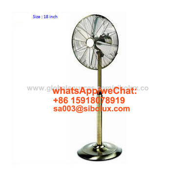 18 inch vintage metal stand fan/18" electric standing fan for office and home appliances