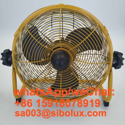 12" Electric Battery Rechargeable fan /12 inch Ventilador recargable al aire libre With 24V AC adapter