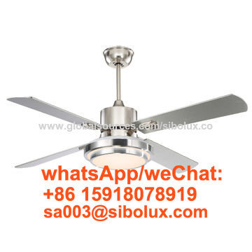 52 inch Industrial remote ceiling fan with LED light/cooling air circulation/52" Ventilador de techo