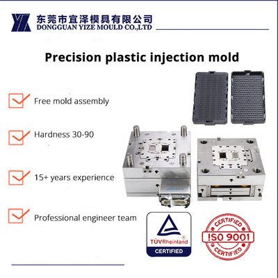 high precision plastic injection mold for PBT 3226 Japan Poly contains 20% glass fiberflame retardant V-050% recycled ma