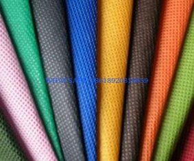 China colorful pp nownven spunbonded fabric in roll supplier