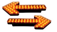 road safety LED directional strobe arrow Lightbar amber led hazard lights