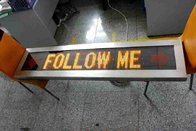 outdoor airport vehicle led message sign board car FOLLOW ME display