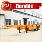 Container chassis , 3 axle 40FT container skeleton semi trailer for sale