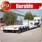 heavy duty hydraulic gooseneck detachable low bed/lowboy semi truck trailer for sale