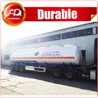 6 compartments 45000L FUWA axle fuel tanker trailer oil tank semi trailer