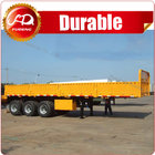 China hot sale 3axles removable sidewall container semi trailer