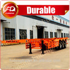 2 axle or 3 axle 20ft 40ft Skeleton Semi Trailer container chassis trailer for sale