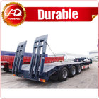 Widely Used Heavy Duty 3 Axles 60-100ton Low Bed Truck Semi Trailer For Sale