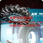 Twist Knotted Wire Wheel Brush, Double Row