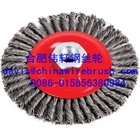 Twist Knotted Wire Wheel Brushes With Nut