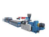 PE,PP,PVC wood plastic board extrusion line and wood plastic composite profile production