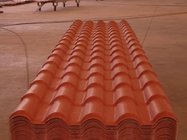 Heat insulation PVC plastic spanish roof tile for villa house/plastic tile making machine