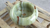 Green Onyx Bathroom Vessel Sink Round Wash Basin Onyx wash bowl